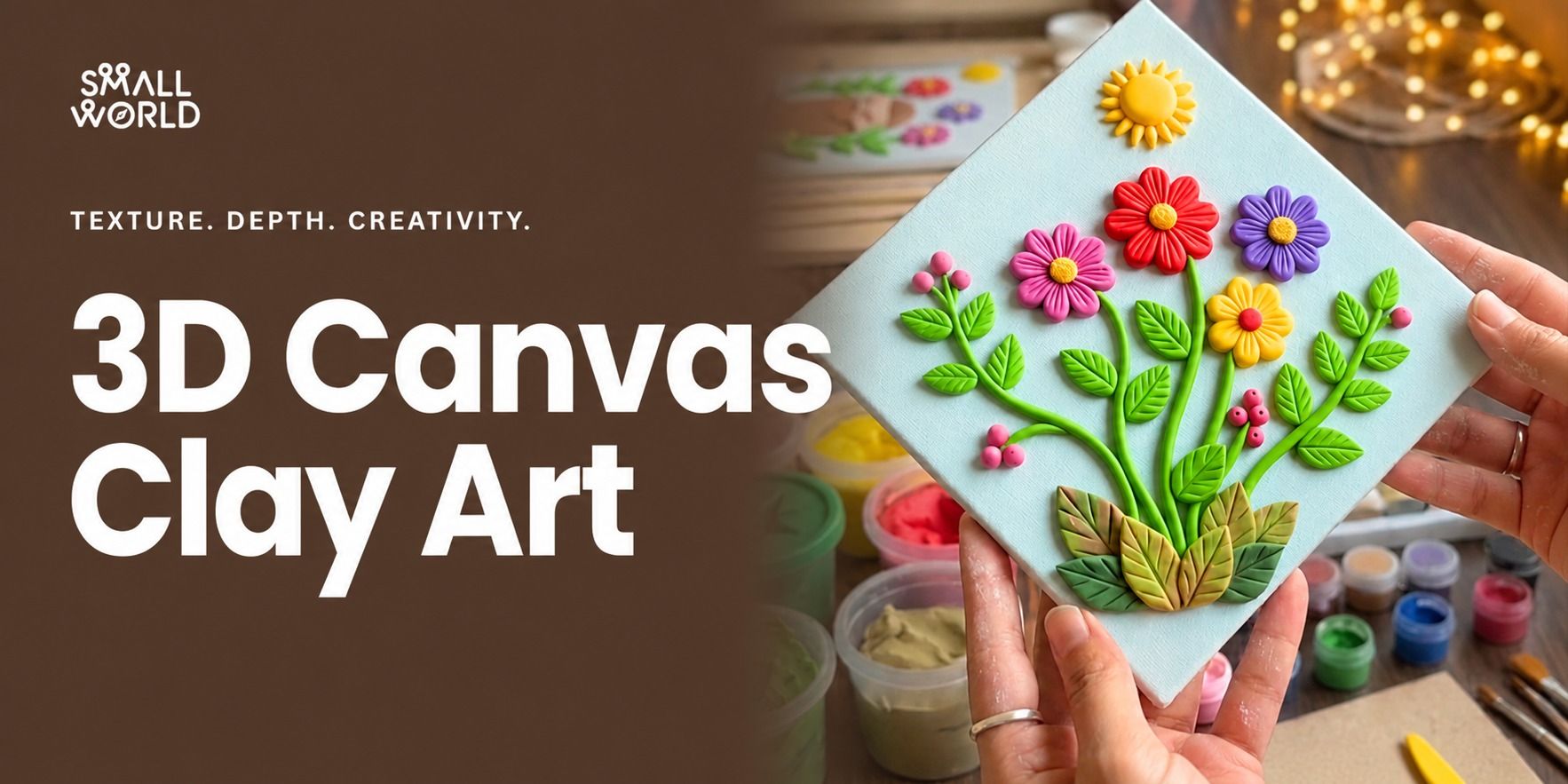 3D Canvas Clay Art