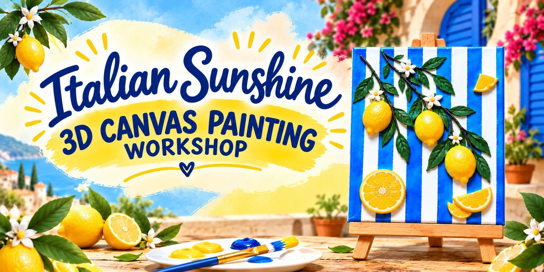3D Canvas Painting workshop