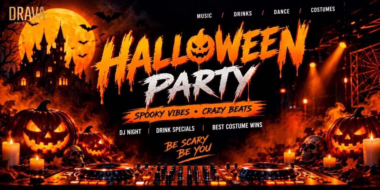 A HALLOWEEN NIGHT AT DRAVA PUB KORAMANGALA