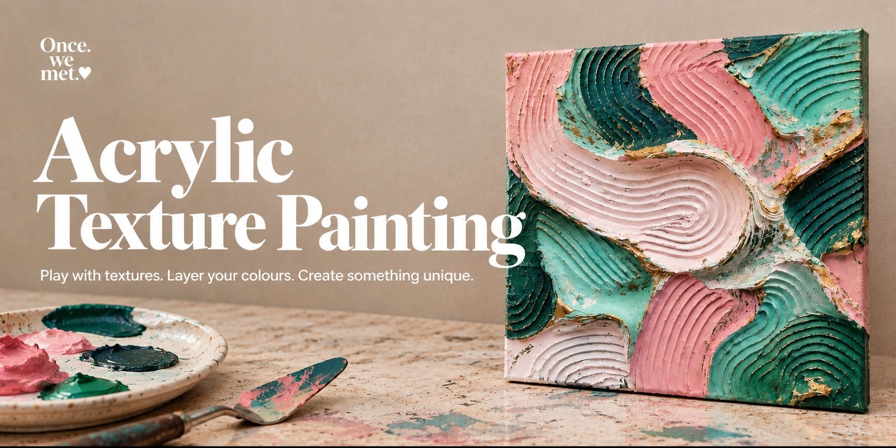 Acrylic Texture Painting in Hyderabad