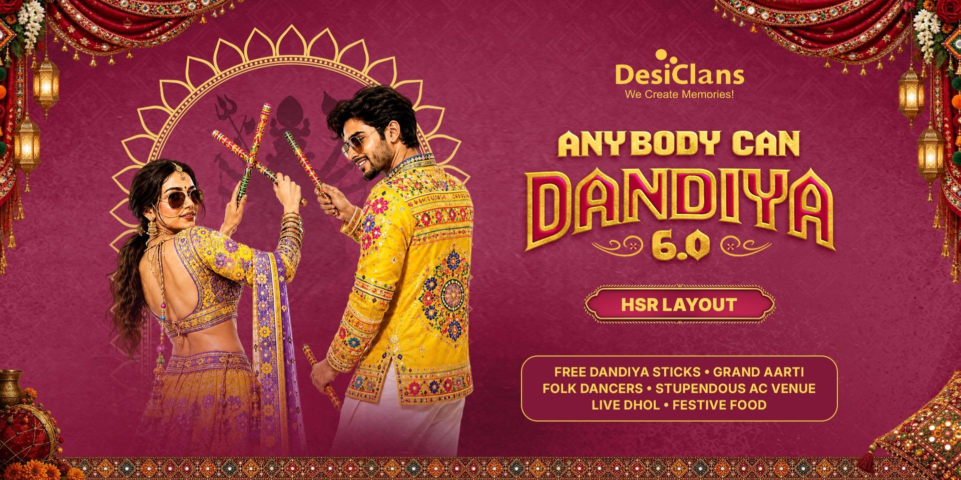 AnyBody Can Dandiya 6.0 - HSR Layout