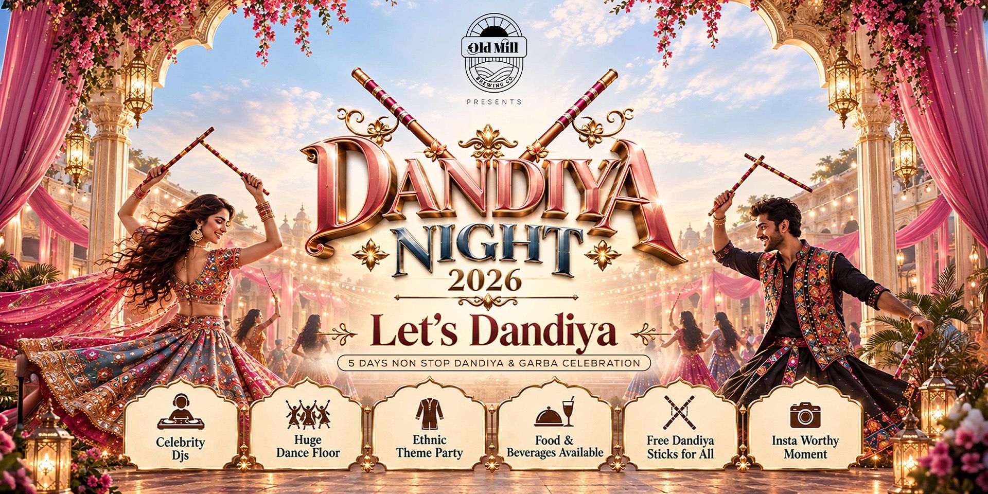 Biggest Dandiya Night 2026 - Old Mil Brewing