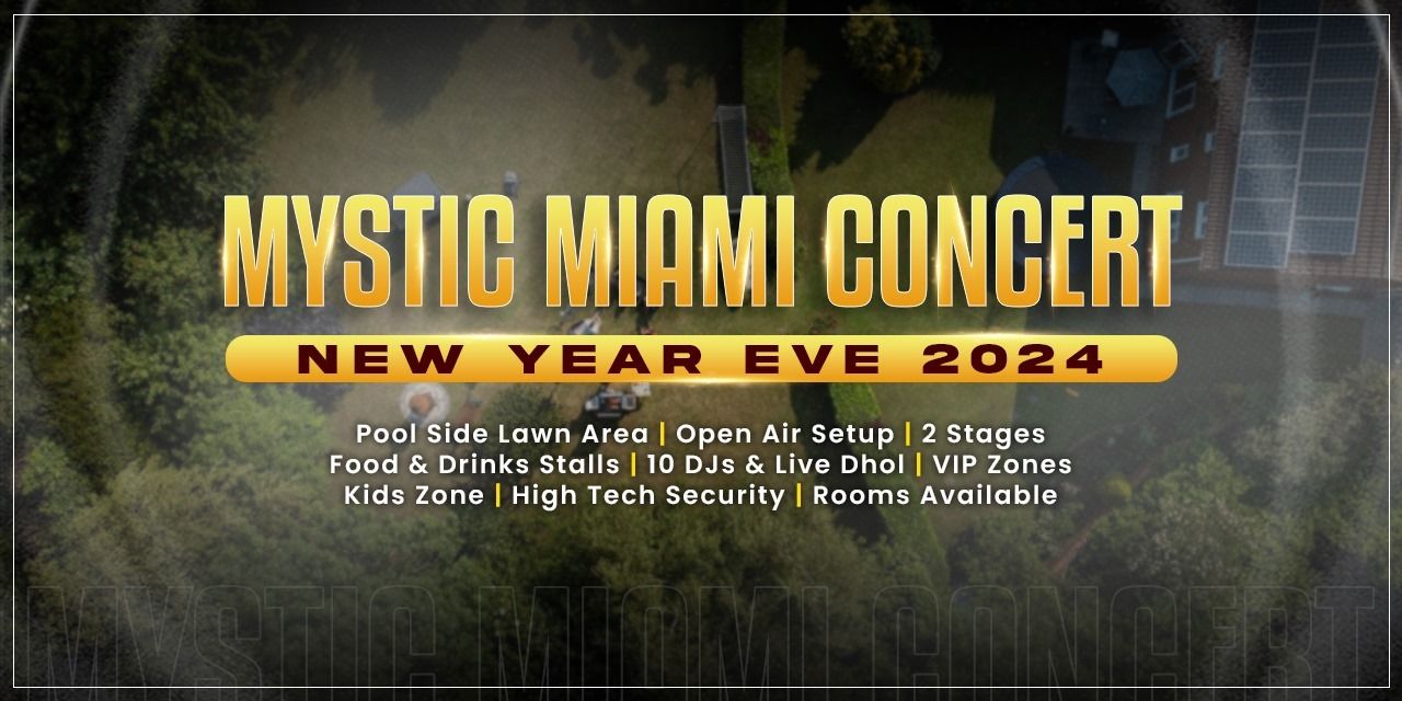 Biggest Pool Side Open Air Lawn New Year Eve 2024