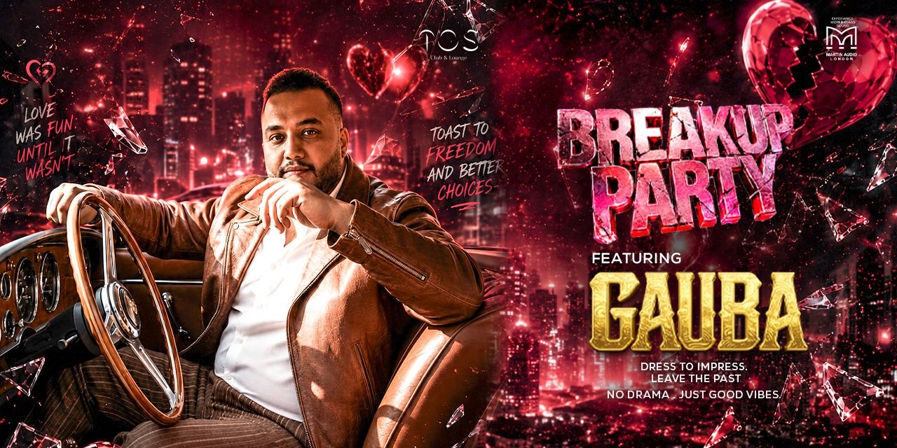 BREAKUP PARTY FT DJ GAUBA - TOS CLUB HYDERABAD | nightlife Tickets  Hyderabad