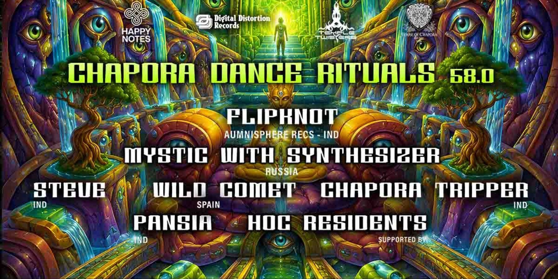 Chapora Dance Rituals 58.0 ft.Flipknot live