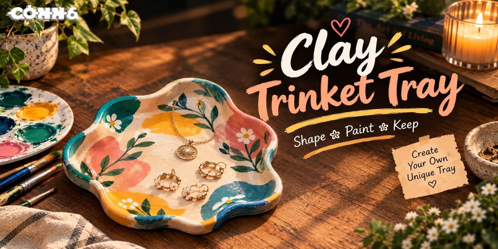 Clay Trinket Tray in Jaipur