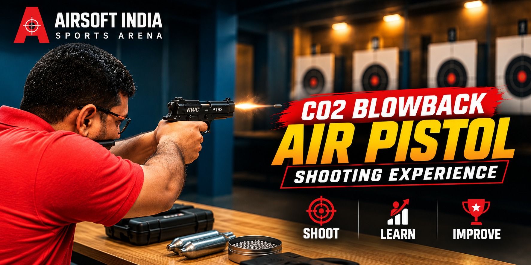 CO2 Blowback Air Pistol Shooting Experience
