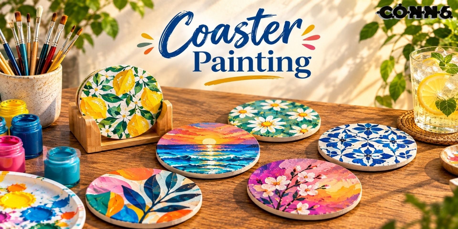 Coaster Painting