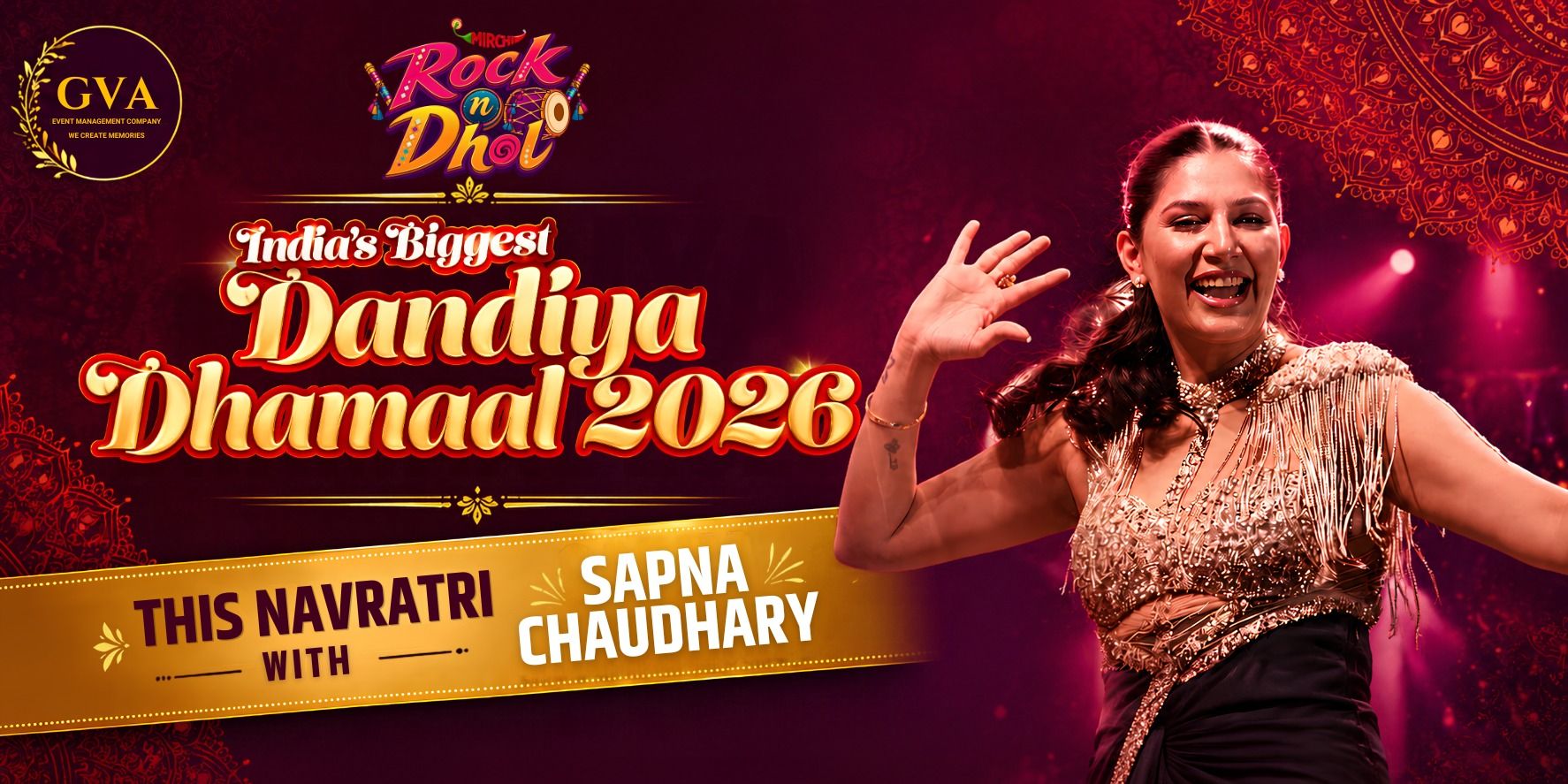 DANDIYA DHAMAAL 2026 ft. Sapna Chaudhary
