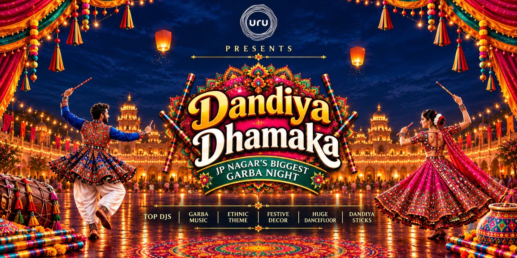 Dandiya Dhamaka - JP Nagar's Biggest Garba Night