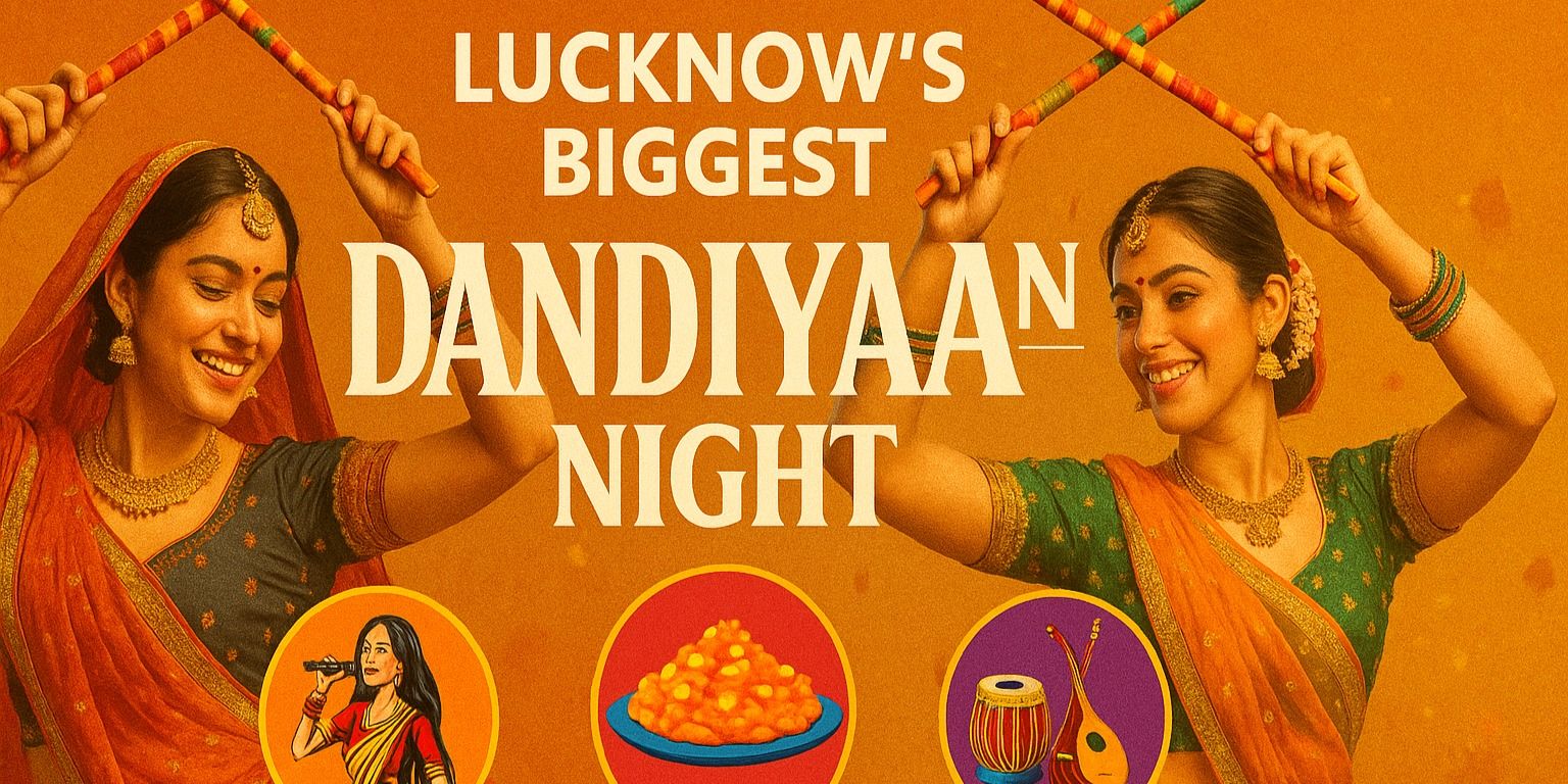 Dandiya Dhamal 2025 Navratri Tickets Lucknow Bookmyshow