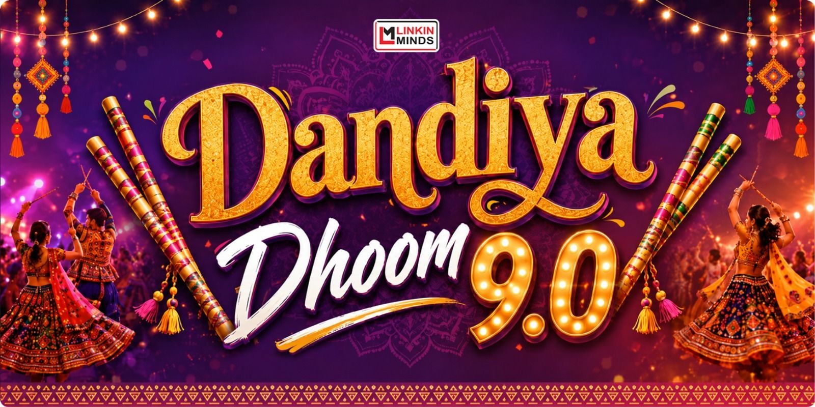 Dandiya Dhoom 9.0 at Mahalakshmi Lawns, Kharadi