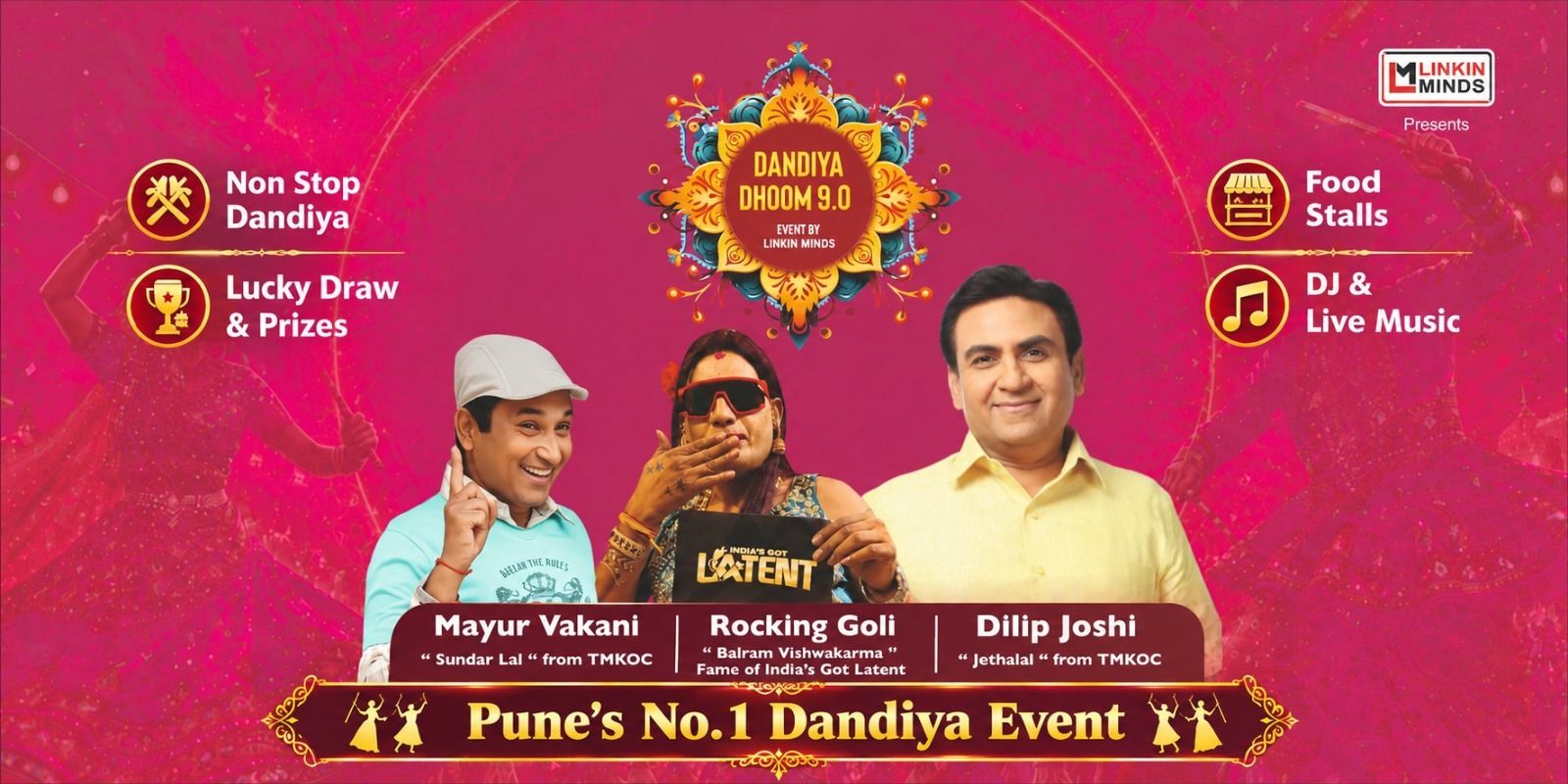 Dandiya Dhoom 9.0 at Orchid Hotel, Balewadi