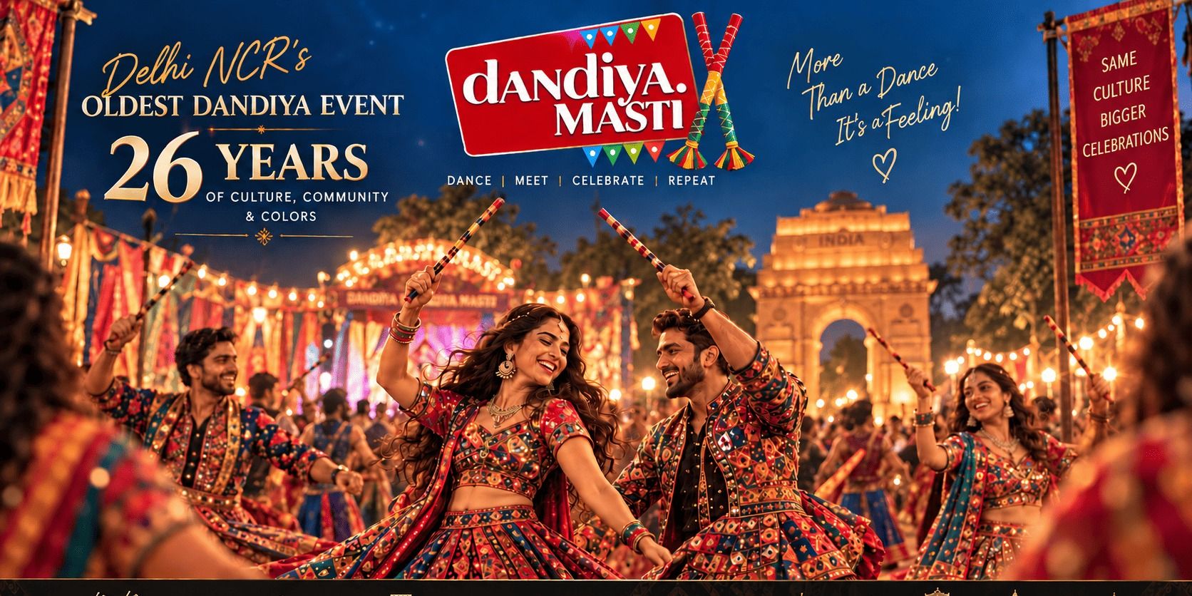 Dandiya Masti 2026 (North Delhi's Oldest Event)