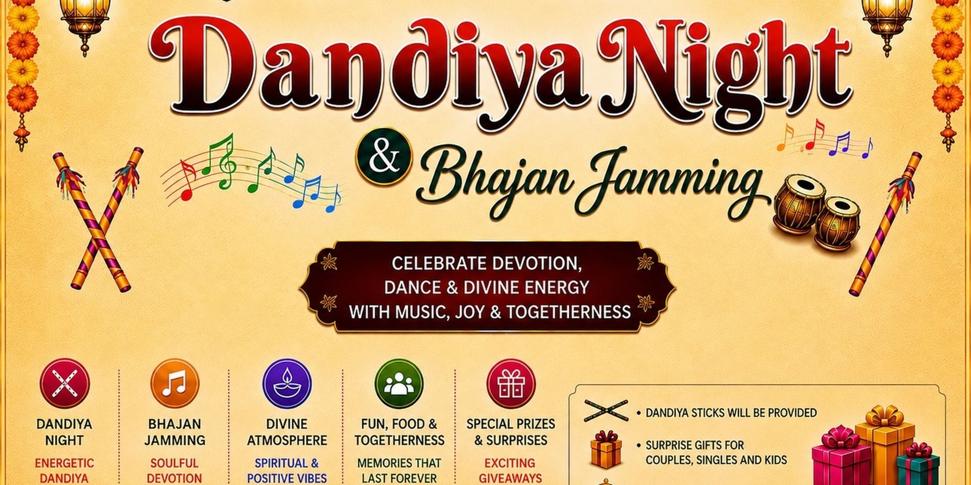 Dandiya Night & Bhajan Jammig in Delhi