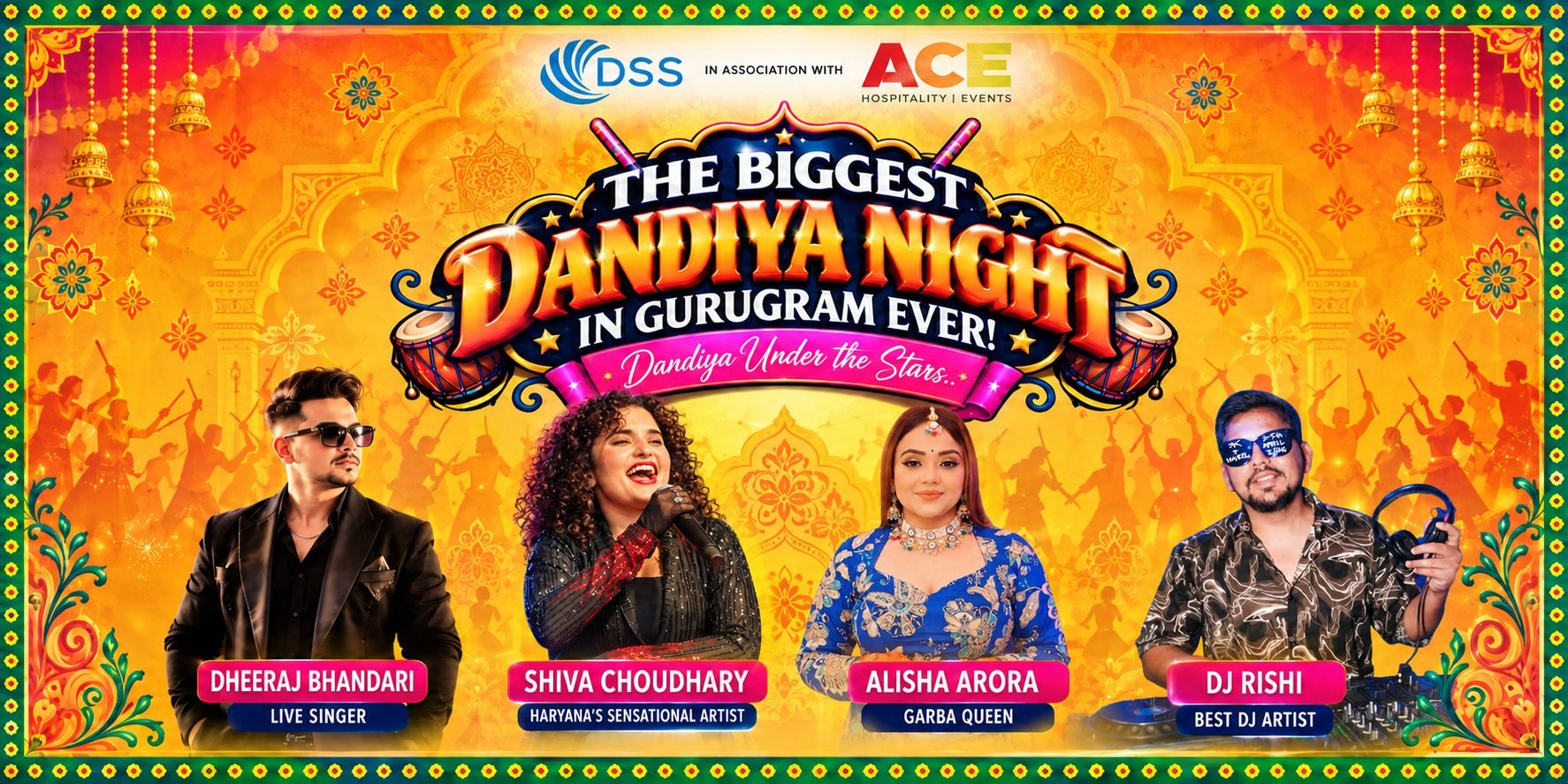 Dandiya Raas (Under The Stars 2026) in Delhi