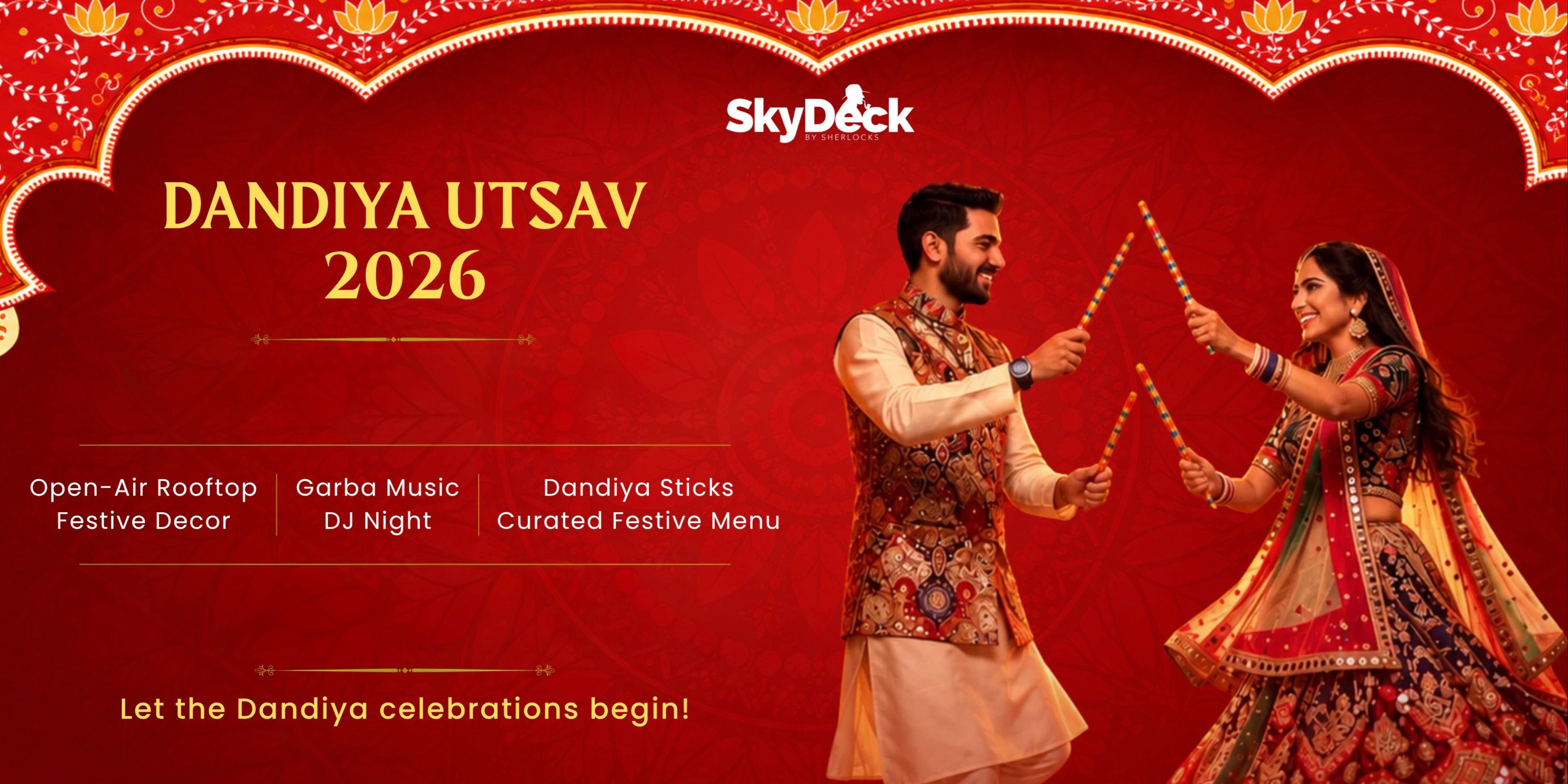 Dandiya Utsav 2026 ( Rooftop Open AIr ) in Bengaluru