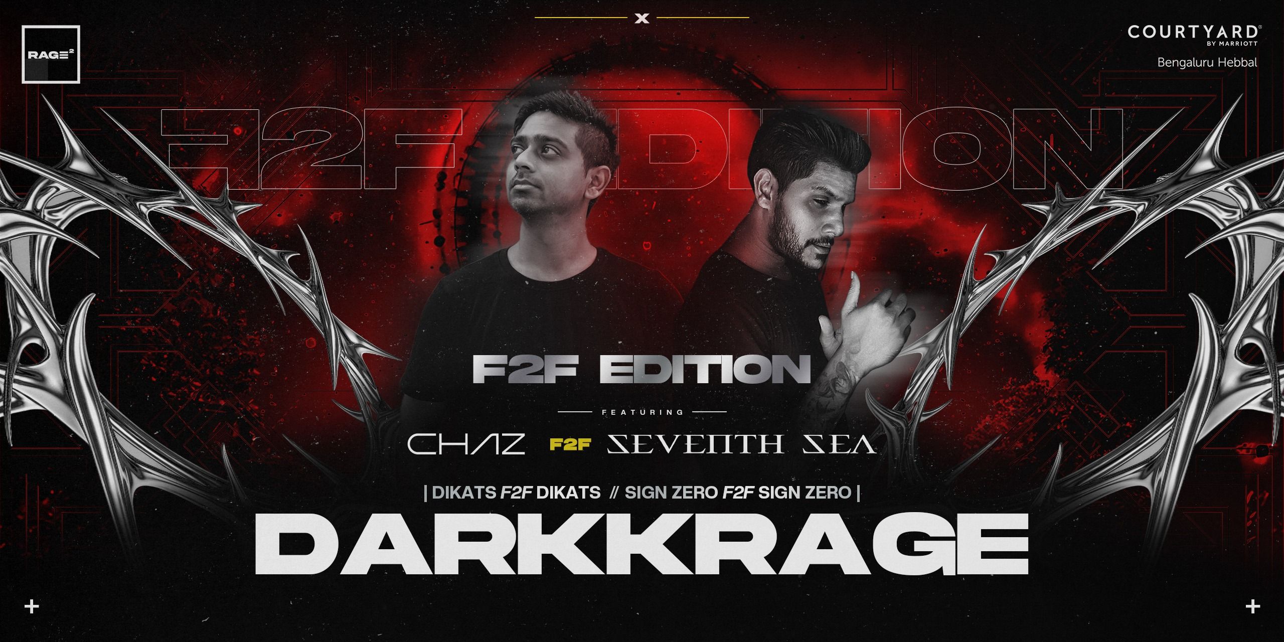 DARKKRAGE FT. SEVENTH SEA F2F CHAZ music-shows Event Tickets Bengaluru ...
