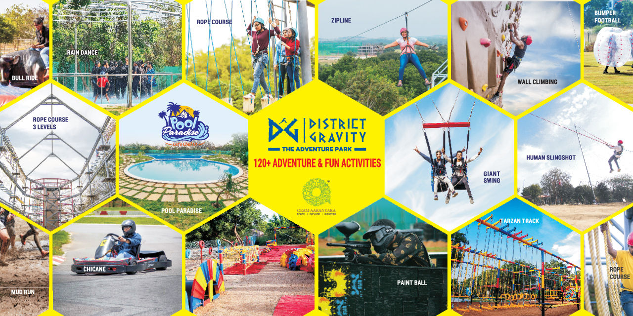 District Gravity - The Adventure Park  amusement-parks,adventure Tickets  Hyderabad - BookMyShow