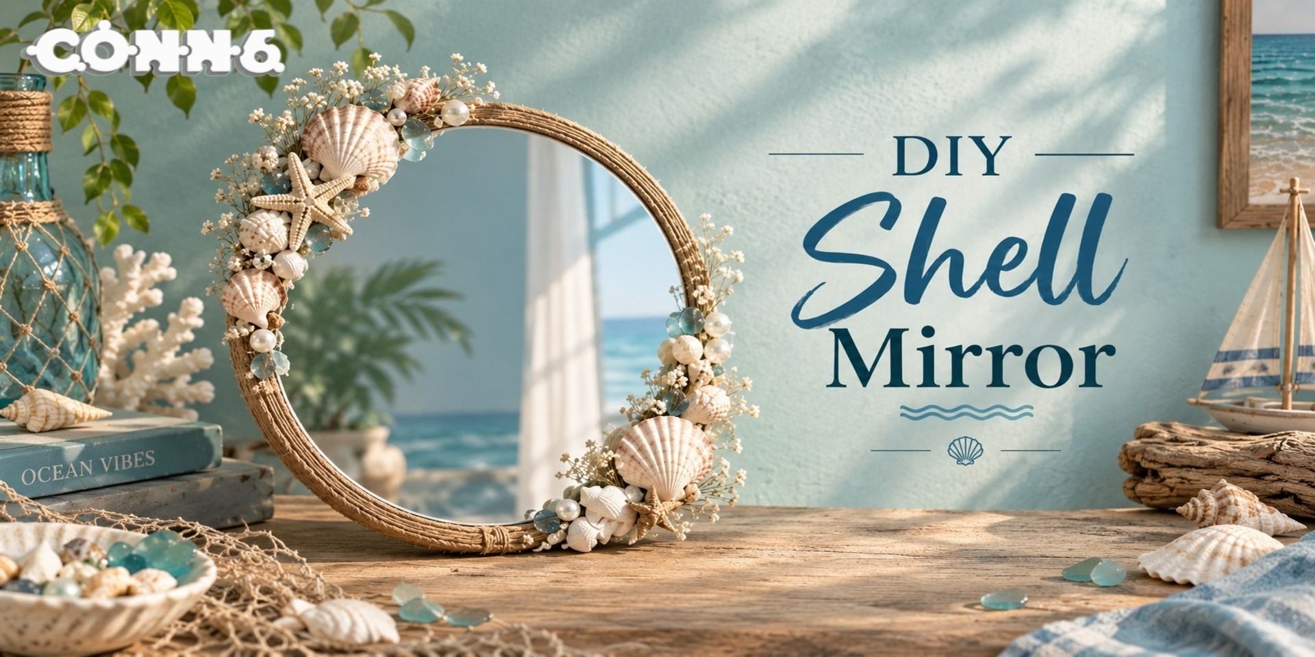 DIY Shell Mirror Workshop