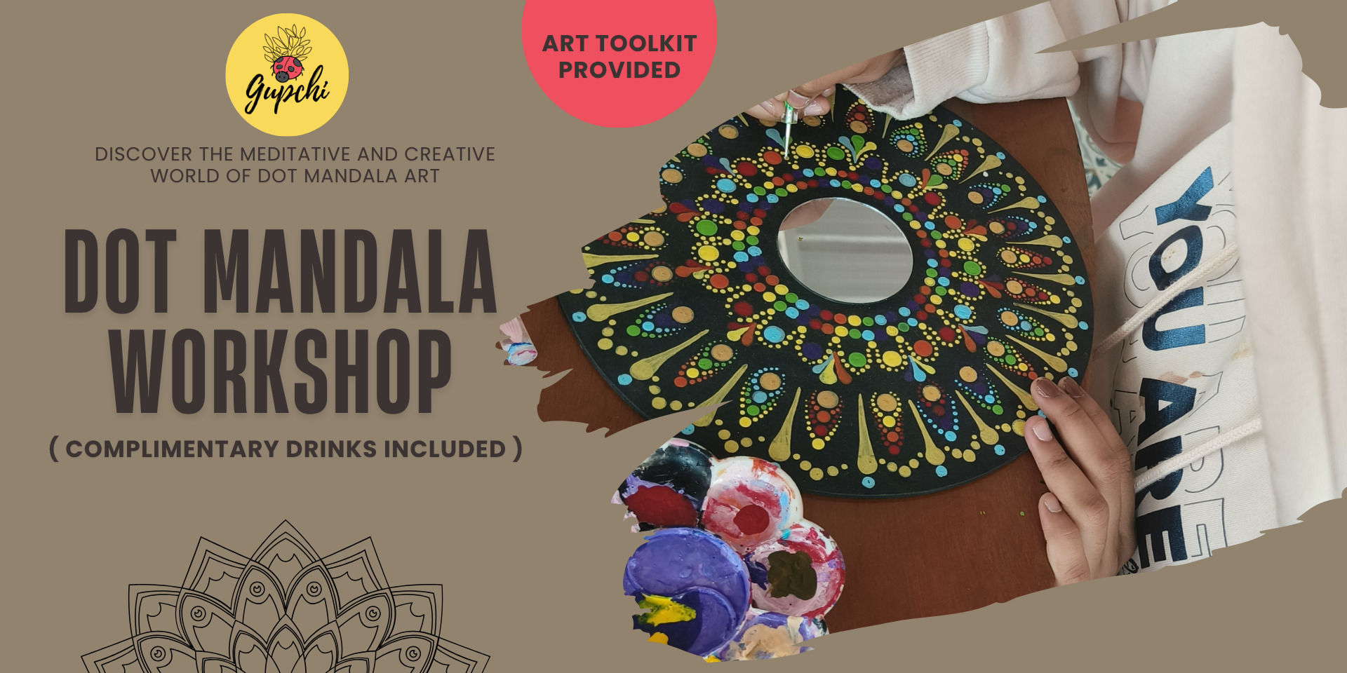 Dot Mandala Workshop in Bengaluru
