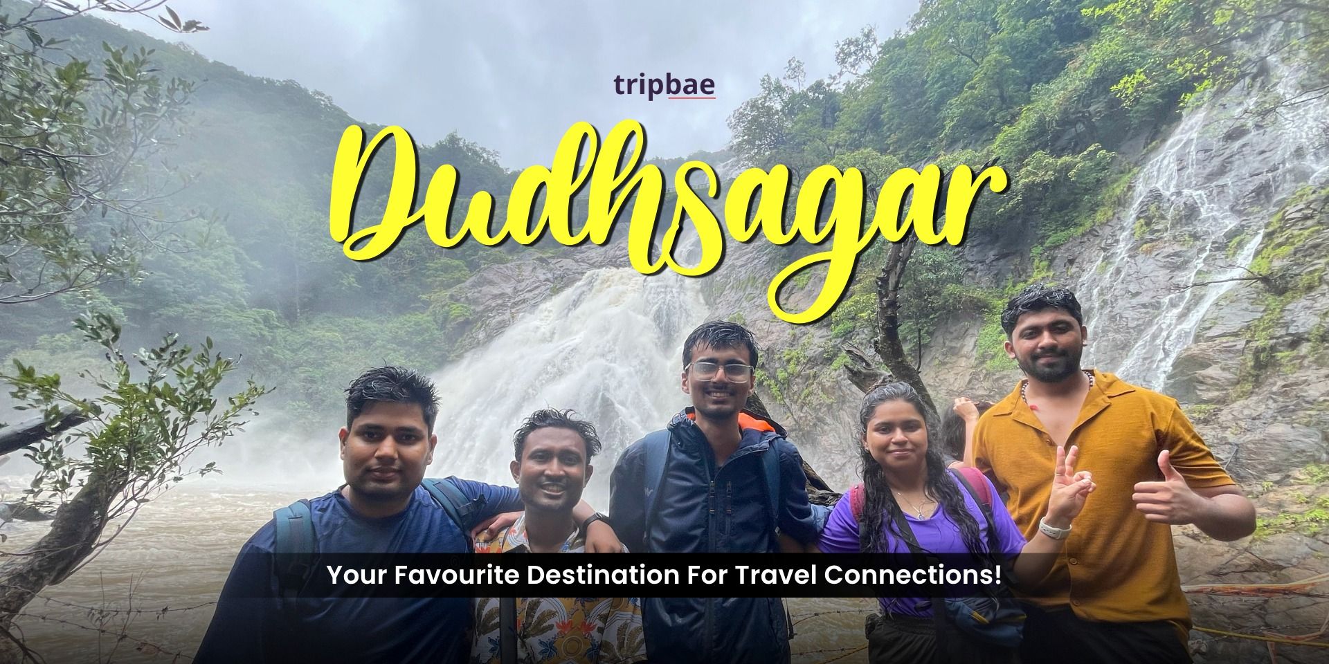 Dudhsagar Falls Trek, Dandeli Adventure by Tripbae