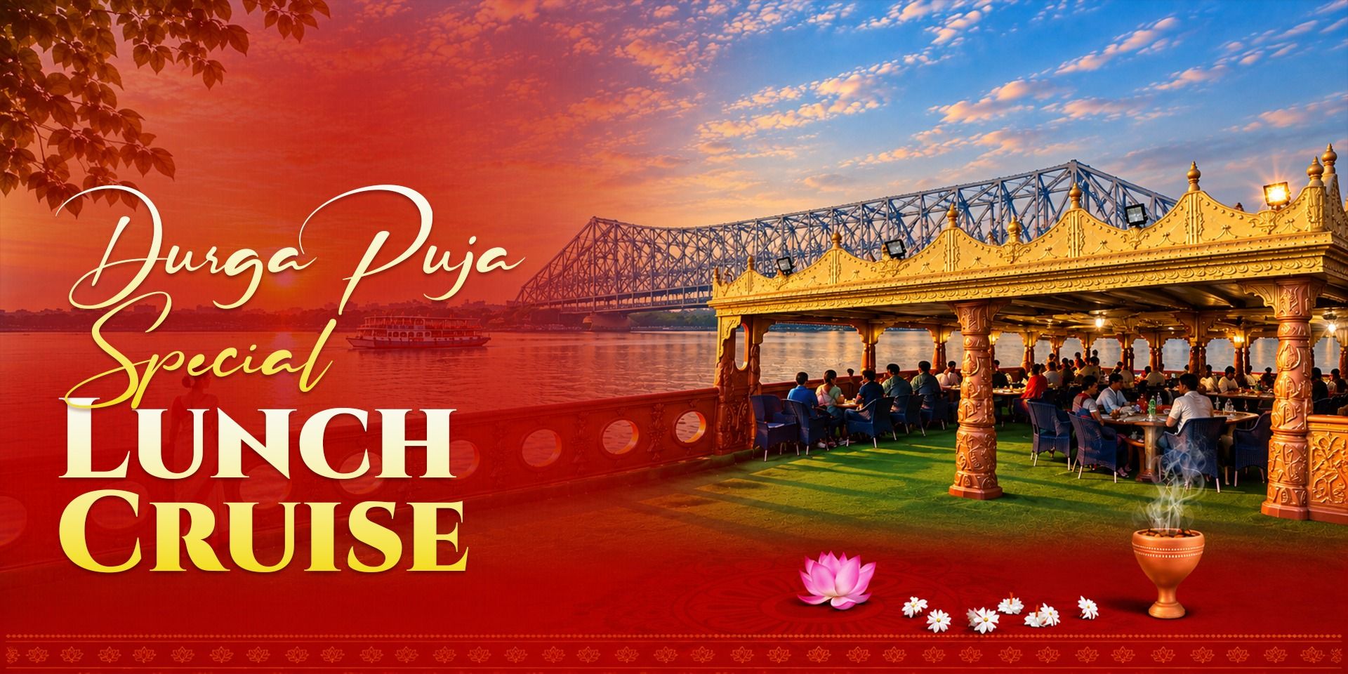 Durgapuja Special Lunch Cruise, 2026 in Kolkata