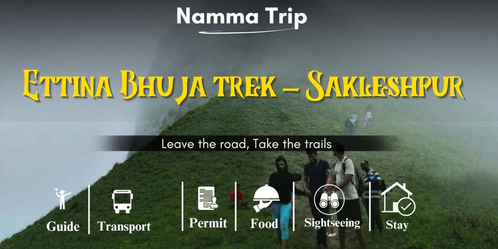 Ettina Bhuja trek - Sakleshpur 2days trip in Bengaluru