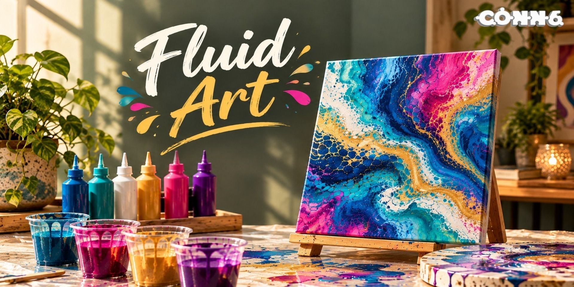 FLUID ART in Delhi