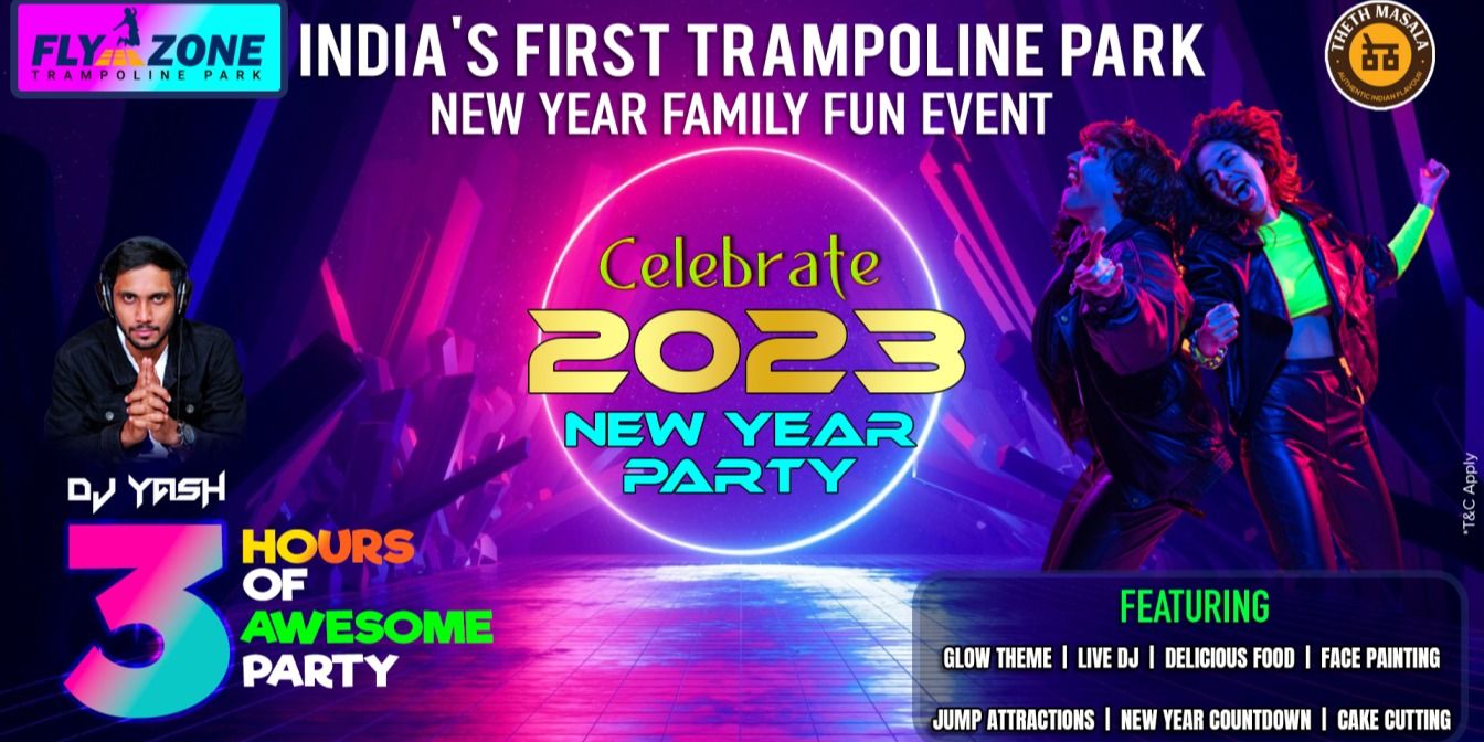 FLYZONE’S NEW YEAR GLOW JUMP EVENT