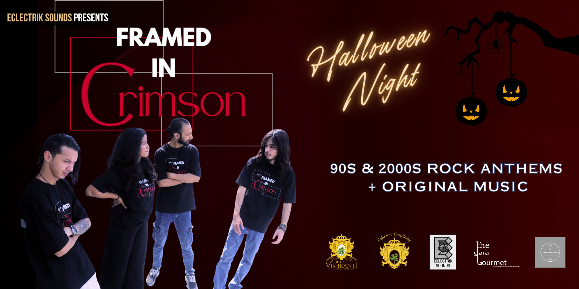 Framed In Crimson: Halloween Rock Night