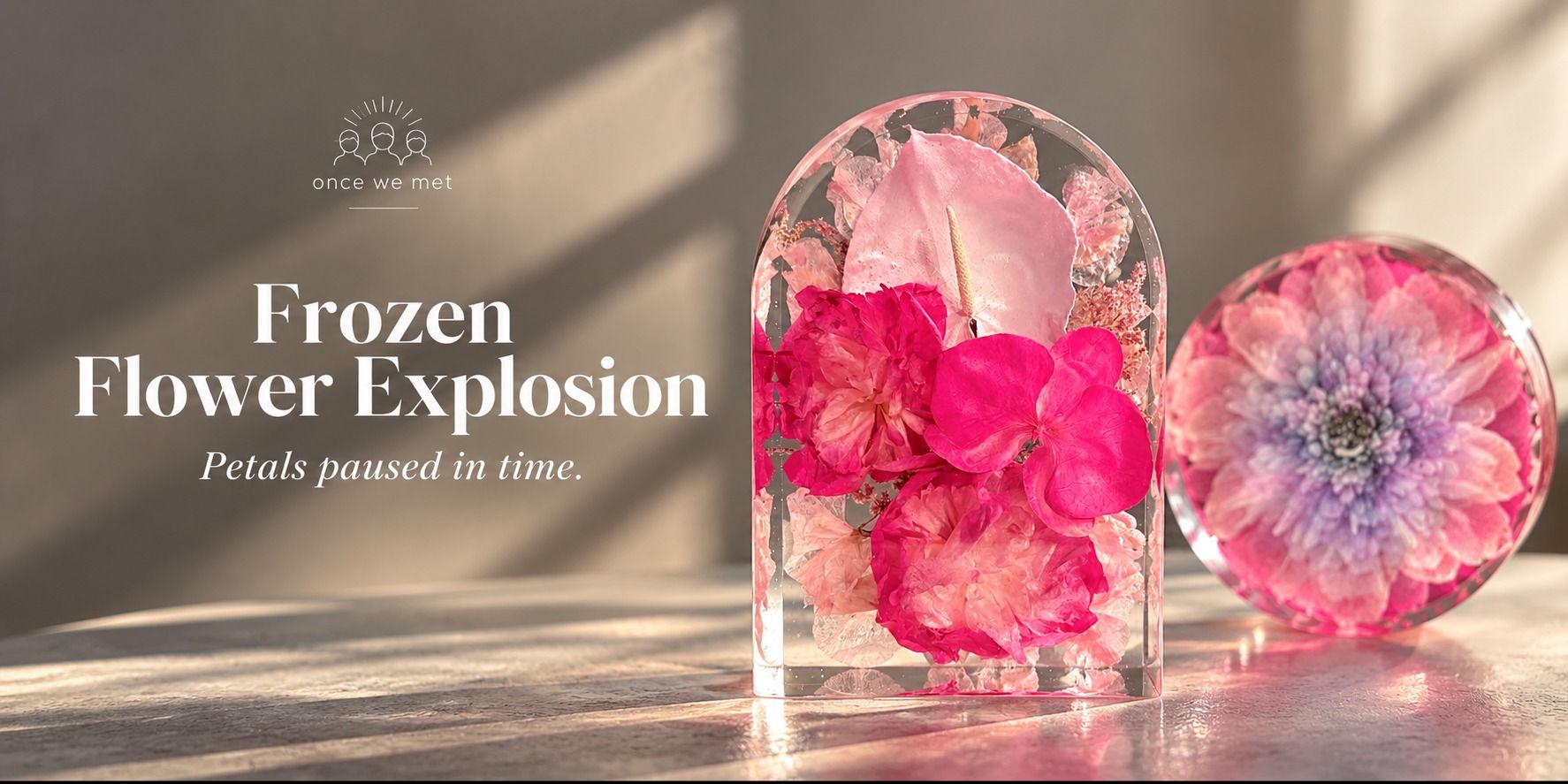 Frozen Flower Explosion