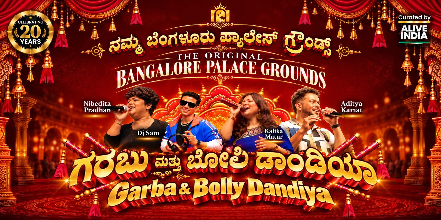 Garba & Bolly Dandiya Dhamaka at Palace Grounds