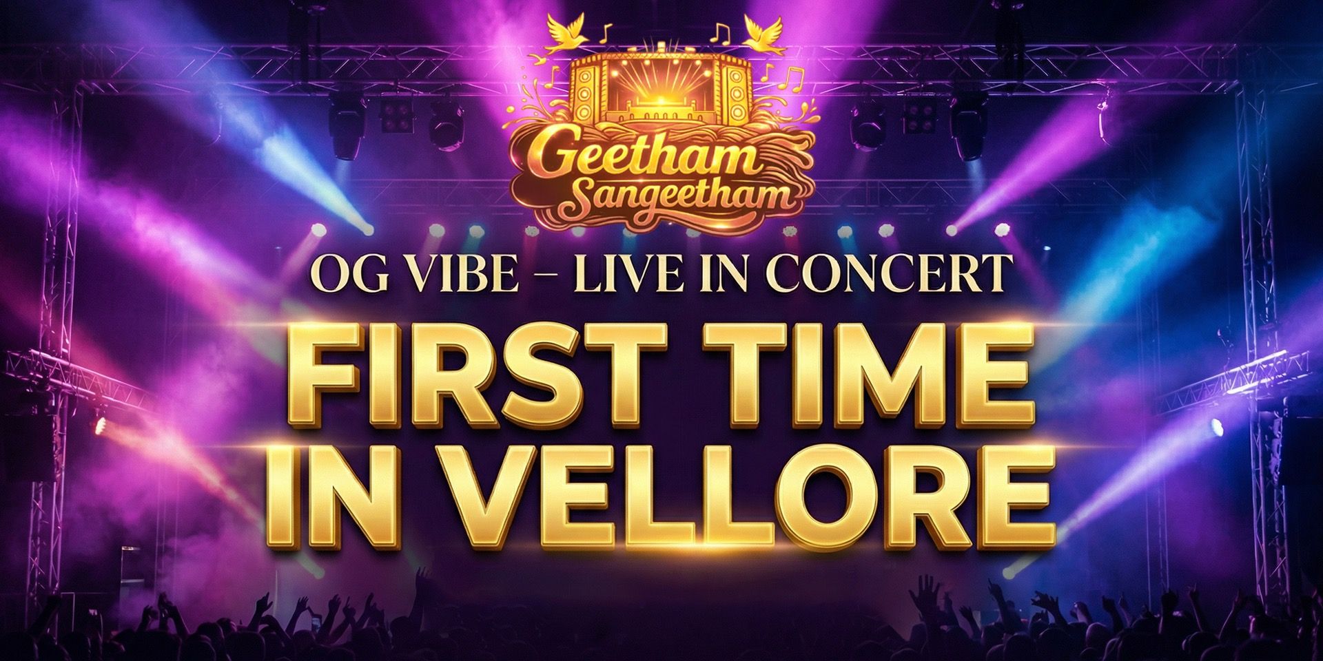 Geetham Sangeetham music-shows Event Tickets Vellore - BookMyShow