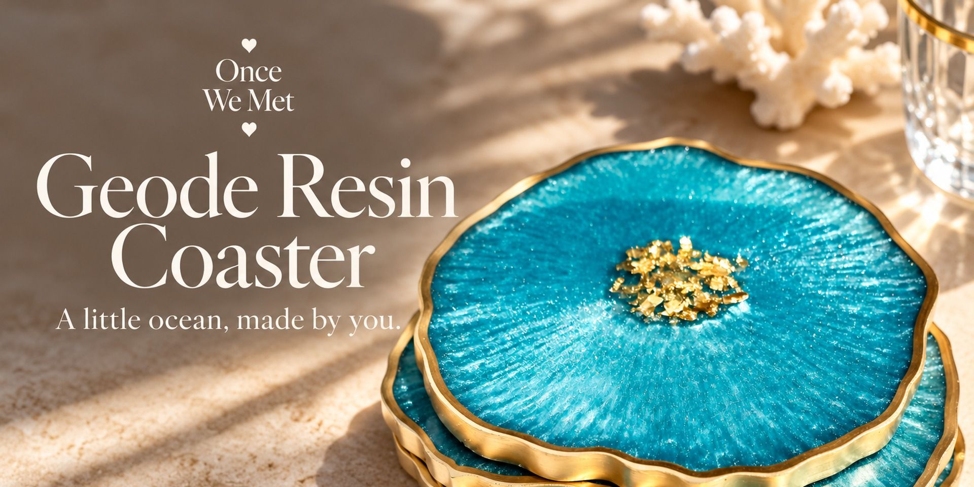 Geode Resin Coaster