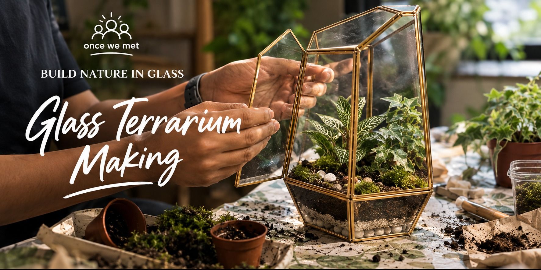 Glass Terrarium Making