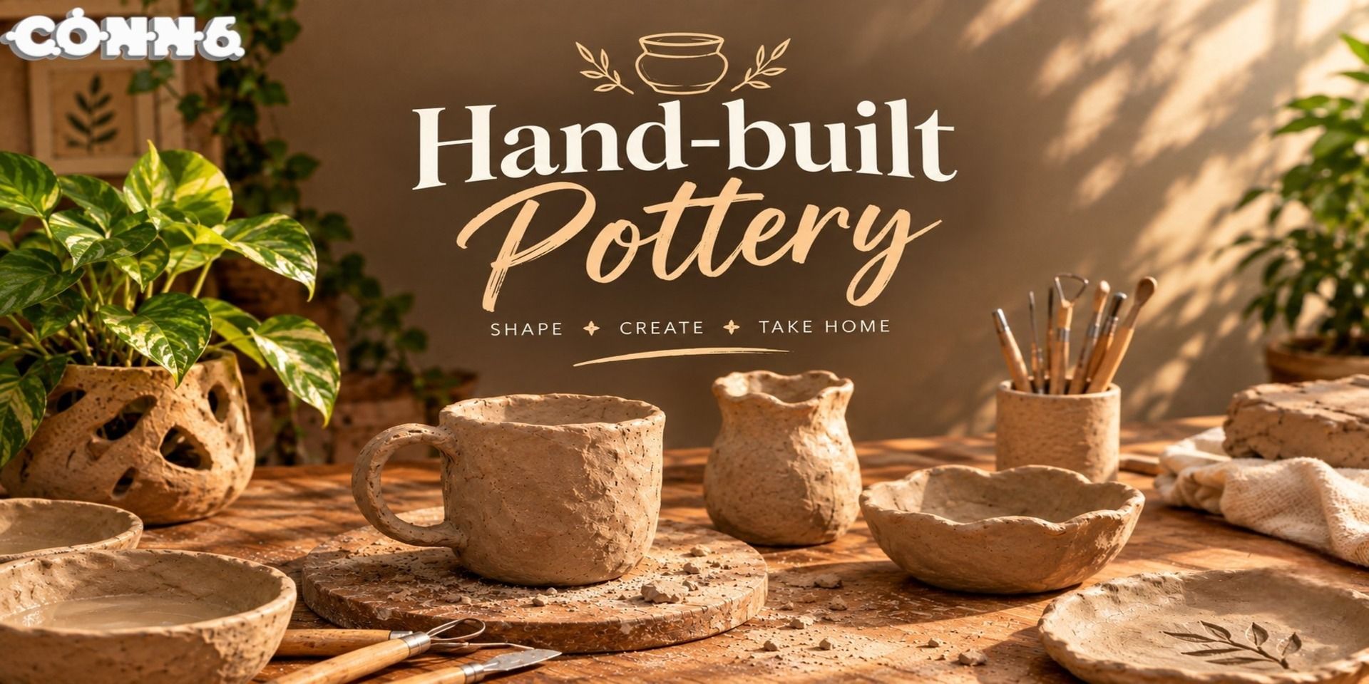 Hand built pottery in Delhi
