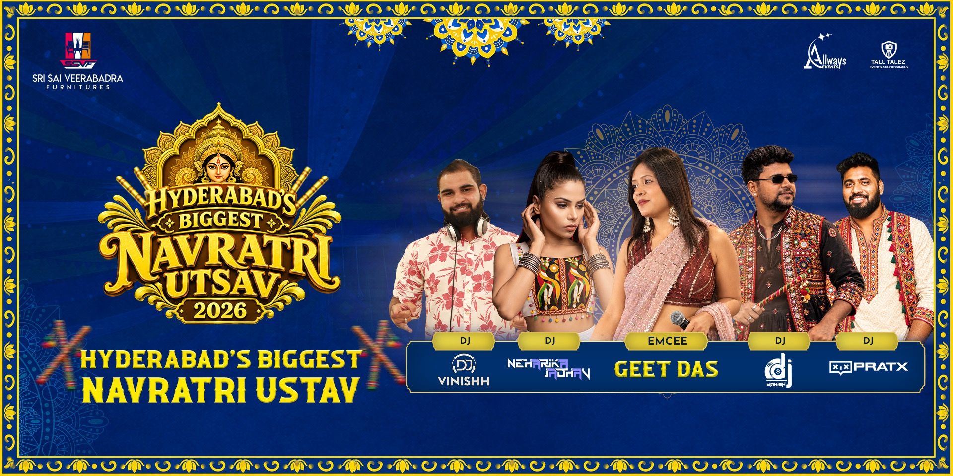 HYDERABADS BIGGEST NAVRATRI UTSAV 2026
