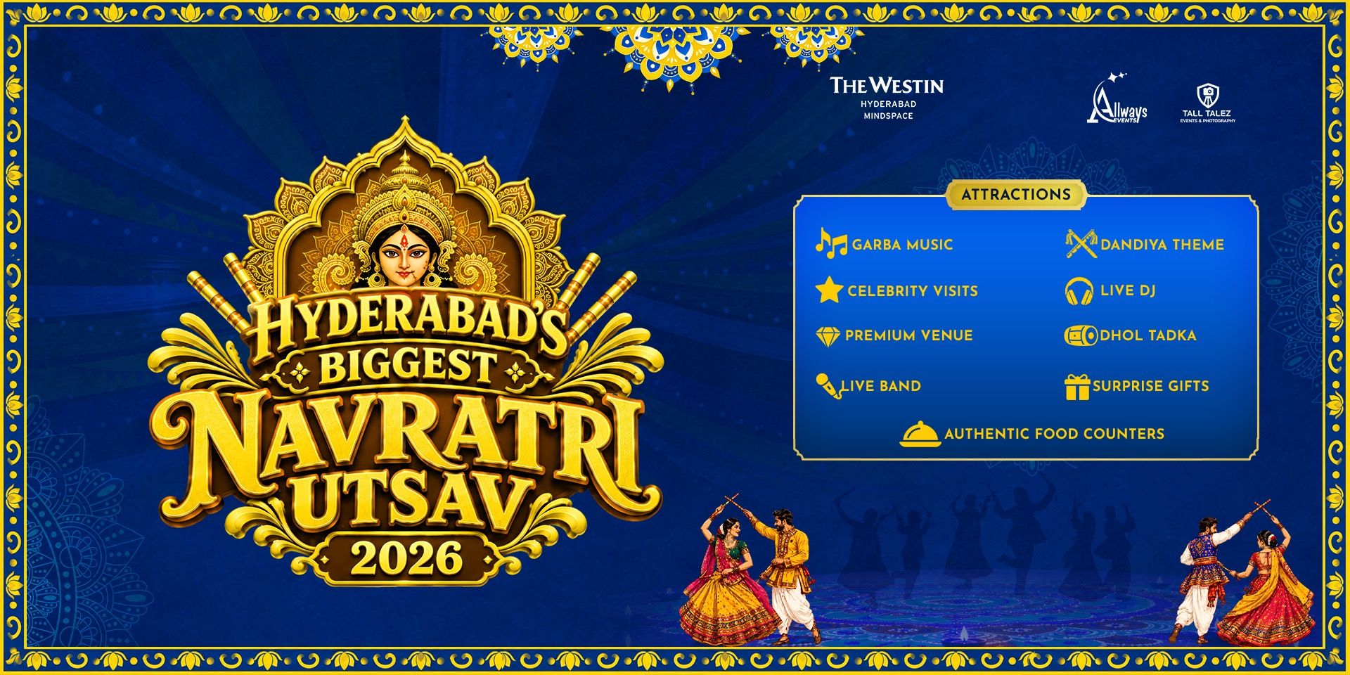 HYDERABADS BIGGEST NAVRATRI UTSAV 2026