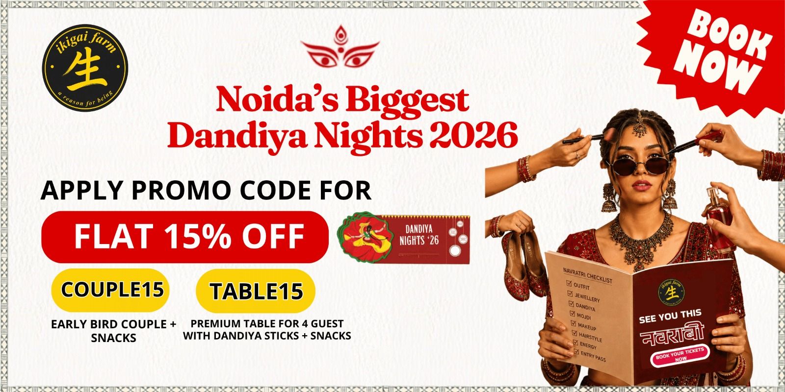 Ikigai Dandiya Nights 2026 - Noida