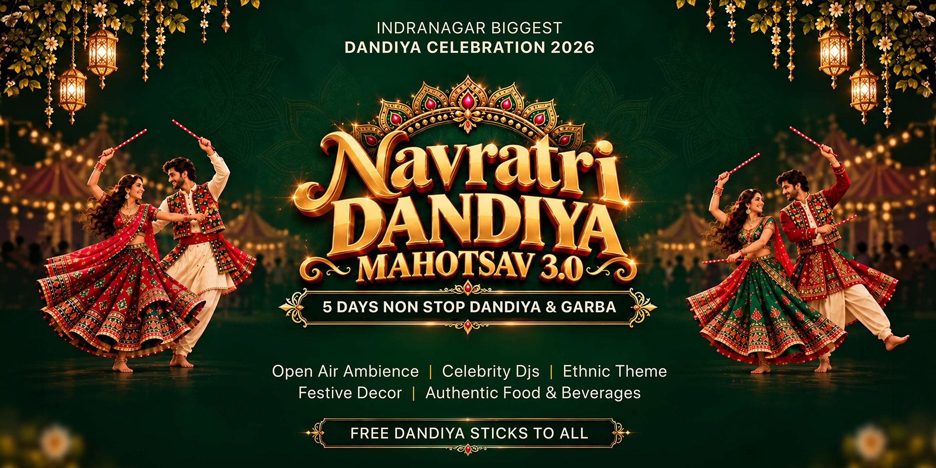 Indranagar Biggest Open Air Dandiya Celebration