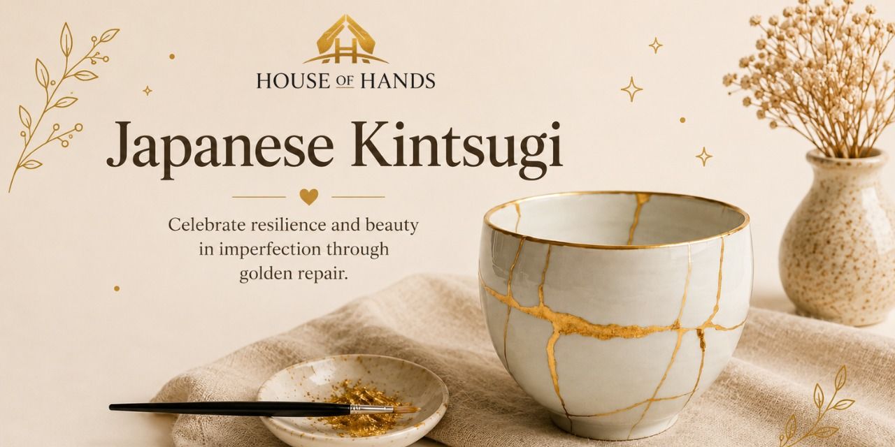 Japanese Kintsugi Workshop (Golden Mends)