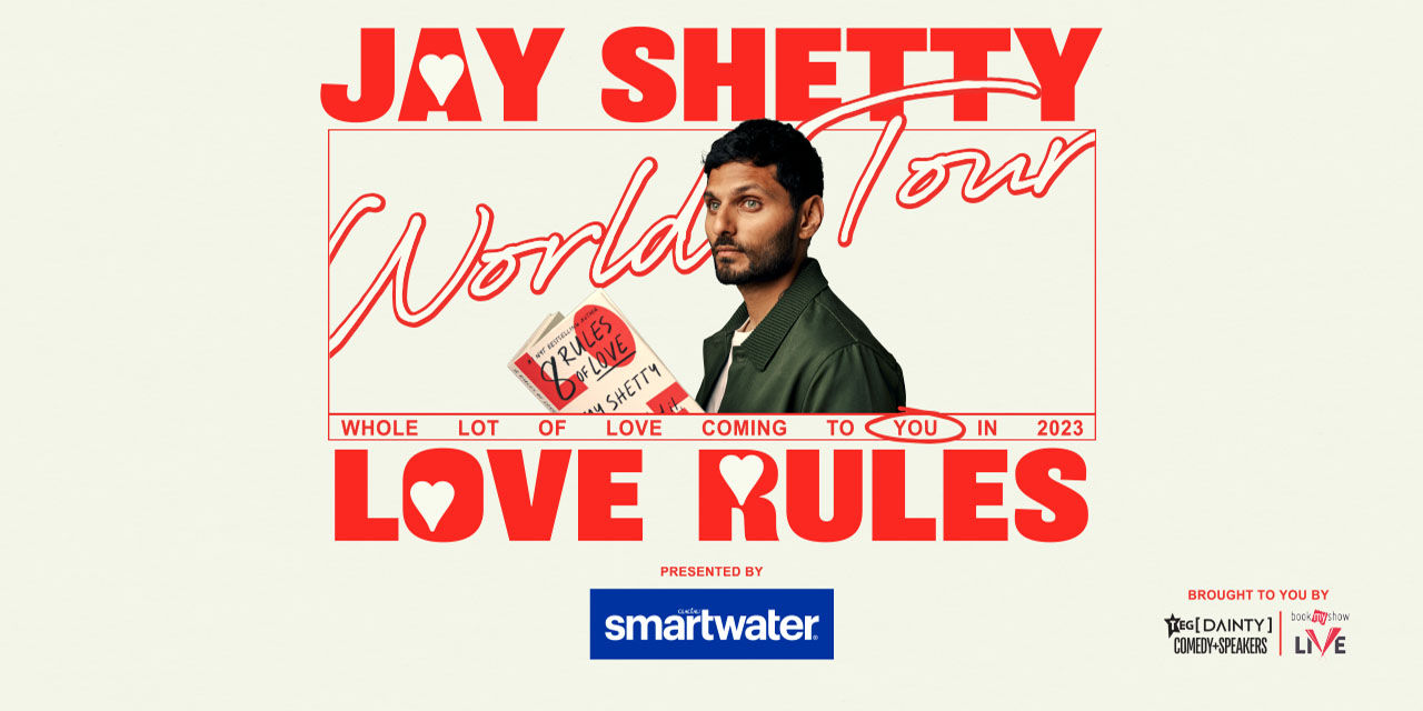 Jay Shetty World Tour: Love Rules in Mumbai