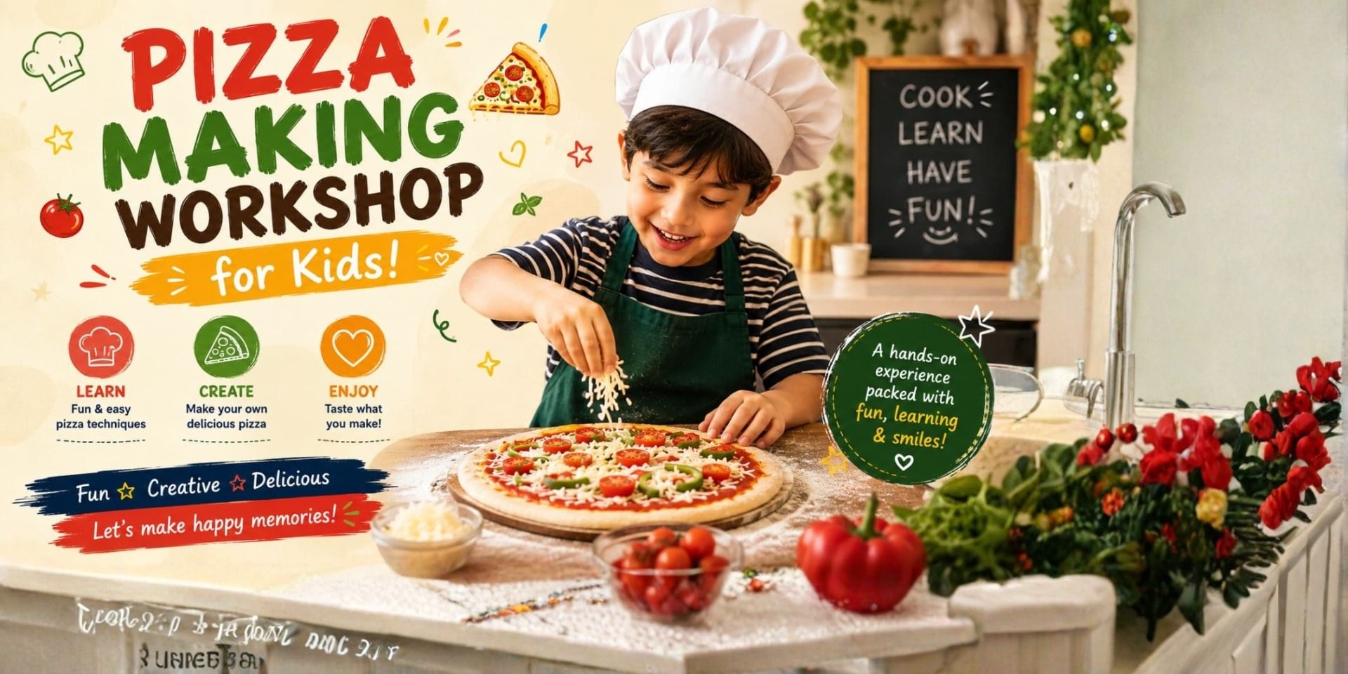 Kids Pizza Making Workshop