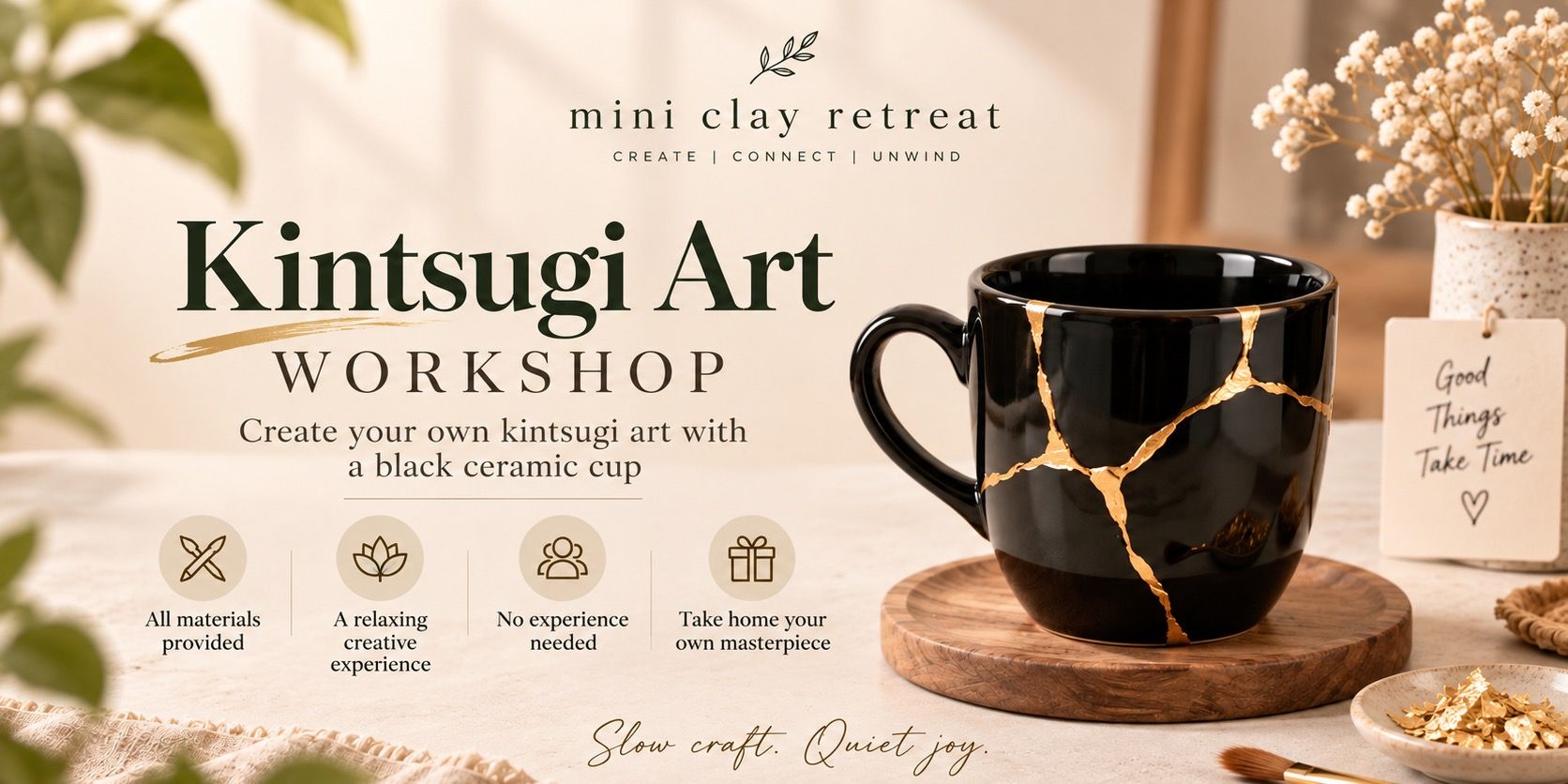 Kintsugi Art Workshop in Bengaluru