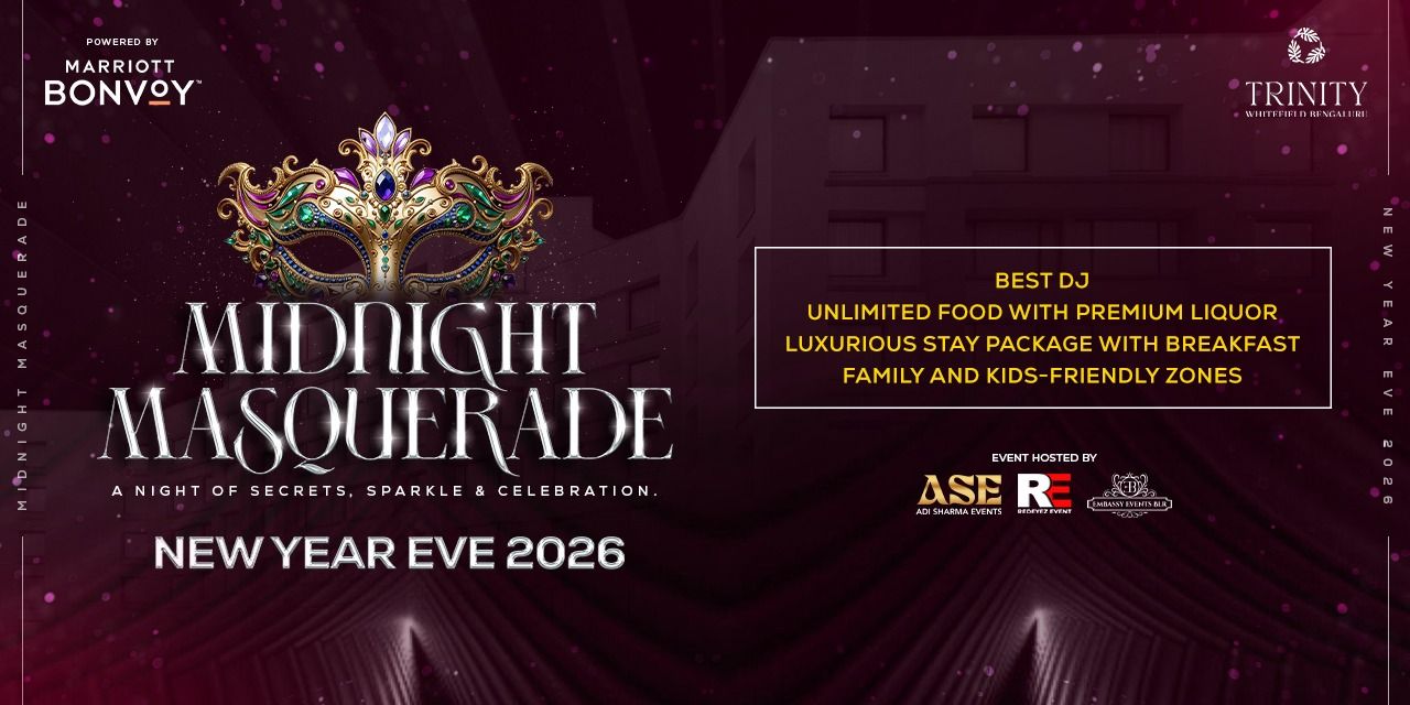MIDNIGHT MASQUERADE NYE 2026 – Trinity Whitefield