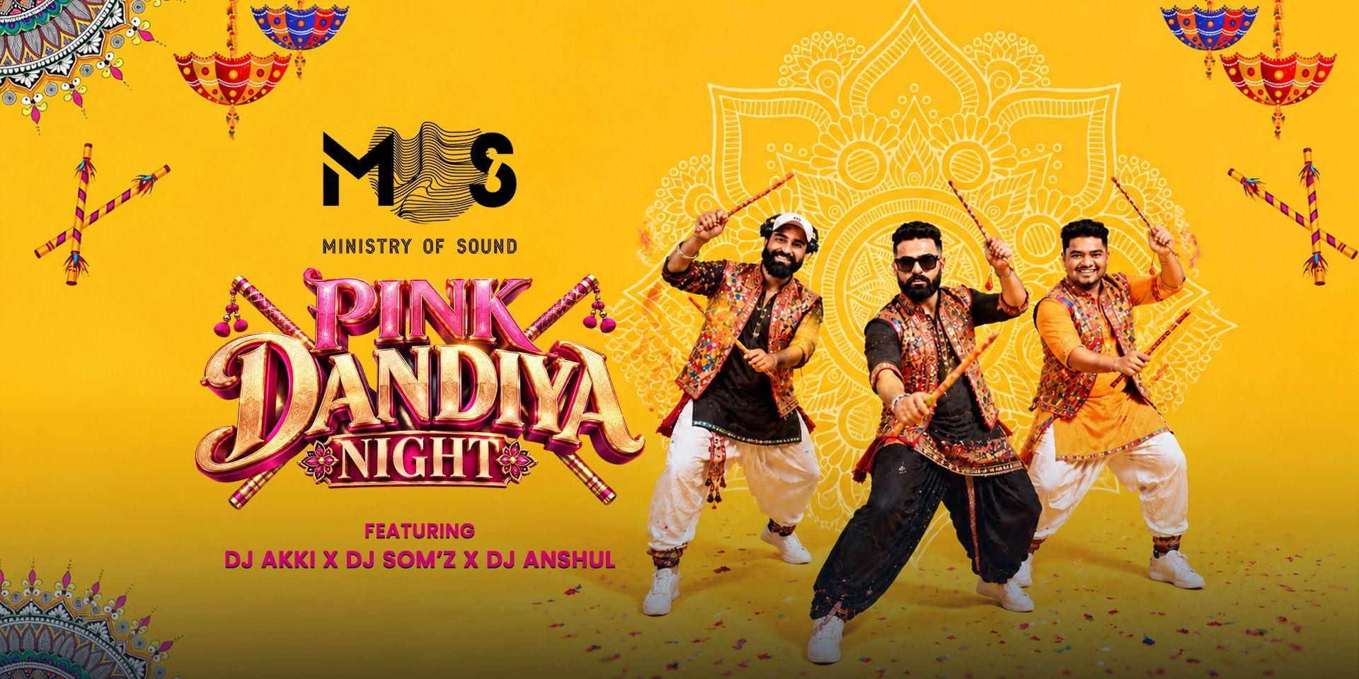 Ministry of Sound Presents Pink Dandiya Night in Delhi
