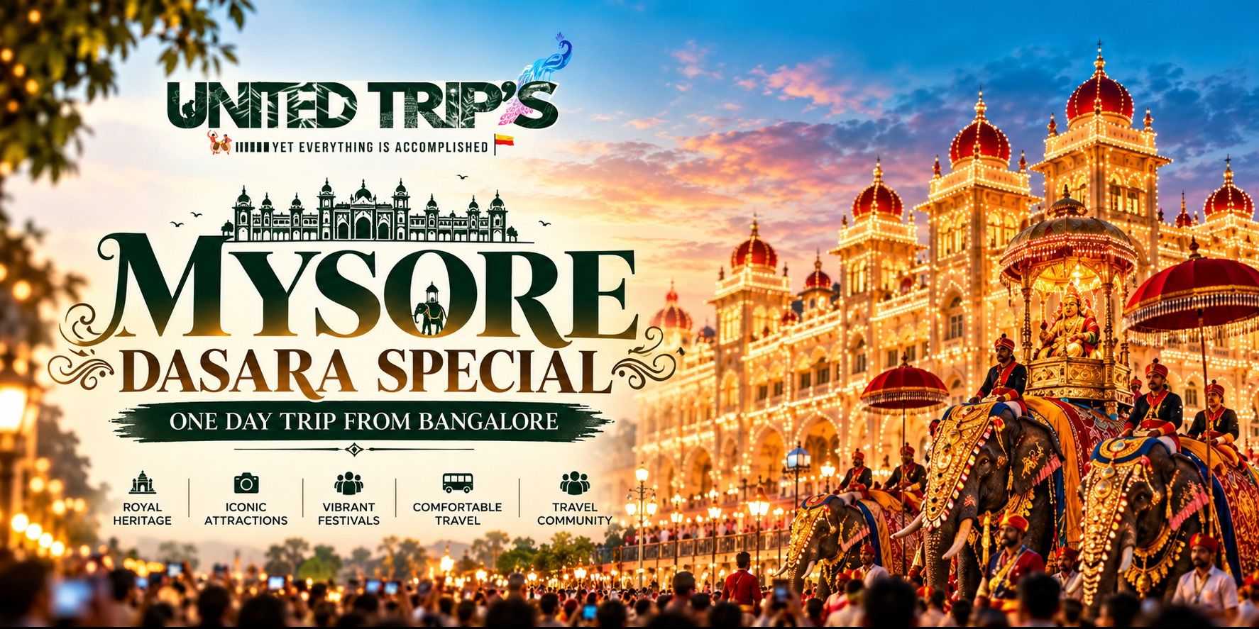 Mysore Dasara Special One Day Trip from Bangalore