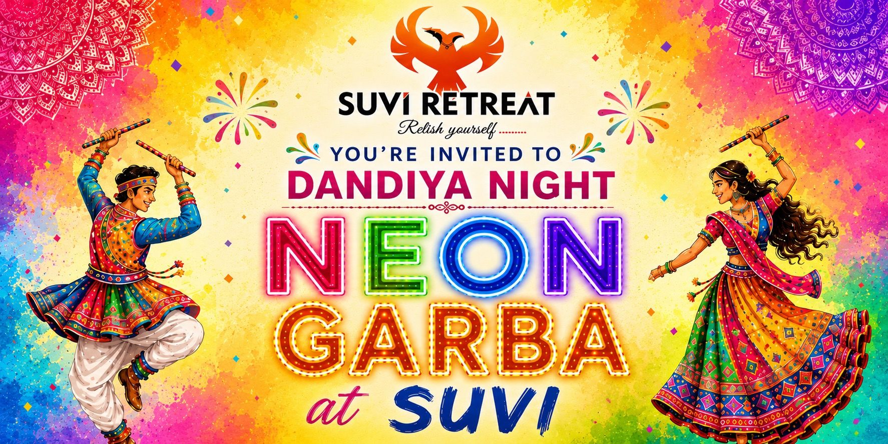 Neon Garba at Suvi
