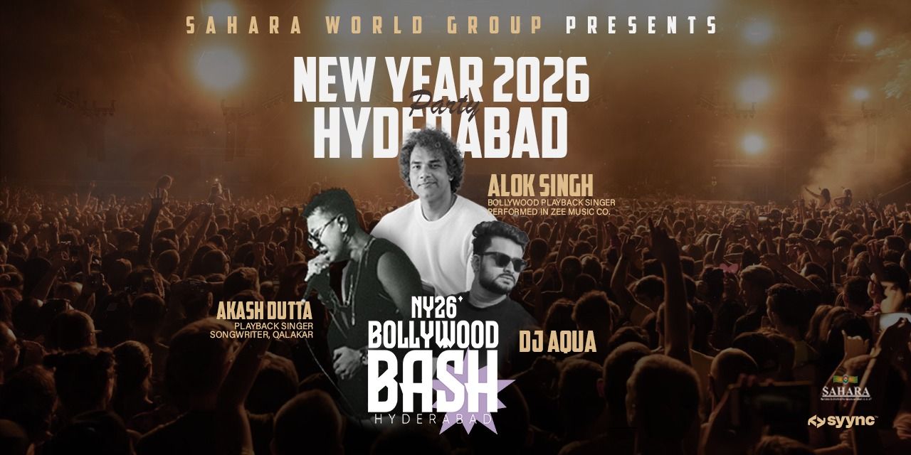 New Year Bash 2026 – Bollywood Night, Hyderabad